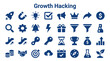 © Iconique Studio - Growth Hacking Icons Collection Featuring Business Concepts and Startup Symbols for Digital Marketing and Strategy