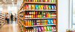 © AIRina - Store shelves chaos with colorful packaged goods in grocery store