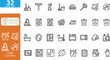 © MstMeherun - Home cleaning line editable Icons set. Vector illustration. for home cleaning services and organization. on transparent background.