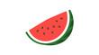 © Lancar - Fresh Watermelon Slice Illustration, Food, Vibrant Colors, Graphic Design, Modern Style, Creative Perspective