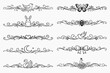 © Rawpixel.com - Elegant decorative animal dividers, vector element set