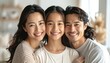 © Zimbabwe - A warm photo of three smiling friends or siblings in casual attire