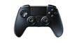 © Sorin - Black modern video game controller with textured grips, isolated on transparent background