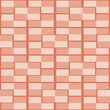 © Wirayut - Terracotta Brick Seamless Pattern, Geometric Block Checkered Design, Abstract Peach Grid Motif