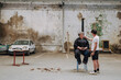 © Luciano Spinelli/Stocksy - Haircut Session in an Empty Warehouse