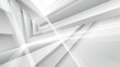 © Harry - Abstract white architectural interior featuring geometric shapes and glowing light streaks in a modern digital space