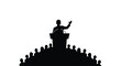 © Ahmad - businessman giving a speech to audience