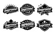 © IJ-studio - Improved labels and badges showing a range of designs with stars and arrows, indicating product enhancements and quality