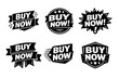 © IJ-studio - Buy now buttons in various styles for websites, e-commerce, promotions, and online shopping call to action