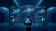 © Suchona - futuristic high tech modern workplace.