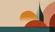 © Erik - aesthetic retro mid century wallpaper modern minimalist wall art background
