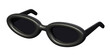 © susu - 3D Black Oval Sunglasses Isolated on Transparent Background