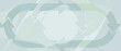 © Faima - Panoramic vector banner illustration of a circular economy loop graphic shown as a subtle background watermark, representing sustainability, recycling, and eco-friendly business practices.