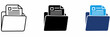 © Rayhan - Document Folder icon collections. Containing File, Data, Archive, Storage and more icons.