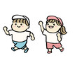© ICHIMI - 元気いっぱいの幼稚園児　運動会向けゆるかわイラスト