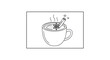 © Licia - Cozy Hot Drink with Cinnamon Stick and Star Anise, Steam Rising, Cozy Beverage
