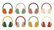 © Zity - Multi-colored winter earmuffs for cold weather protection.