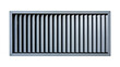 © Gabriela - Rectangular metal air vent grille with adjustable louvers
