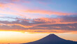 © RD02_AG - 富士山　早朝　朝霧　幻想的　初日の出　お正月　ai生成画像