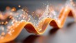 © Iaroslav - Data analytics visualising information flow and digital particle movement in a vibrant wavy stream