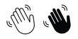 © Annimo - Hello icon. Graphic elements vector design.