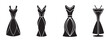 © BIBI - dress styles and cocktail glass with straws  fashion and drink icons