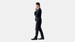 © Trickster* - 考えながら歩く男性・ビジネスマン, Businessman Walking While Thinking