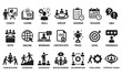 © Png World Collection - Business team collaboration and leadership icons for web and app design