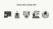 © Oleh - Set of professional education and teacher training icons