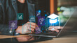 © Images for you - Education specialist using online learning technology with digital courses, e learning platform, knowledge management, professional training, remote education, and smart classroom solutions.