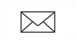 © peja - Simple black envelope icon on white background