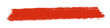 © Maestro - Red paint brush stroke. Grunge smear streak line texture. Acrylic watercolor painted stain shape. Hand drawn rough horizontal stripe.