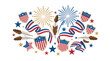 © Yahiko - American Patriotic Fireworks Celebration.