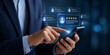 © Pakpong - Businessman hand smartphone rating review digital feedback technology communication online