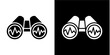 © ArtisticAura - Market Research Icon Set White Glyph Style Collection