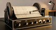 © DNA STUDIO - Vintage Galvanometer Recording Device with Paper Roll Output