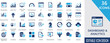 © Nagma - Dashboard and analytics solid icon set with data visualization, forecast, database, report, monitoring, business, trend, and management symbols.