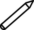 © kumara - Simple Line Art of a Sharpened Pencil Icon