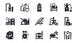 © UMI - Industrial factory production line icons.