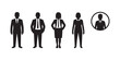 © MDMILON 2 - Business People Vector Avatar Collection Showing Professional User Profiles Social Network Photos and Character Styles