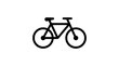 © Irtiko - Simple vector graphic illustration of a bicycle in black