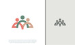 © harika013 - Global Community Logo Icon Elements Template. Community human Logo template vector. Community health care. Abstract Community logo