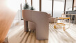 © Connect Images - Modern interior with stylish furniture and sunlight illuminating the space, highlighting design.