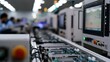 © Thares2020 - A dynamic view of a powerful electronic assembly line symbolizing modern industrial production and technological innovation