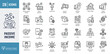 © Control New - Passive Income icons set. editable stroke. vector illustration