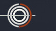 © Andriok Smith - Zero-trust cryptographic security identity authentication illustration, minimal 2D geometric network perimeter asset for SaaS