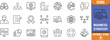 © Romjan - Business strategy planning and analysis icons. gear icon set, monitor icon set, chart icon set