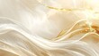 © noonekoon - Elegant gold wave and luxury abstract satin texture エレガントな金の波とラグジュアリーな抽象的サテンテクスチャ　イラスト