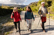 © AresStudio Belen y Carlos/Stocksy - Active senior friends enjoying an outdoor trekking adventure