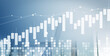 © MOTION ARF - Finance and money technology background concept of business prosperity and asset management . Creative graphic show economy and financial growth by investment in valuable asset to gain wealth profit.